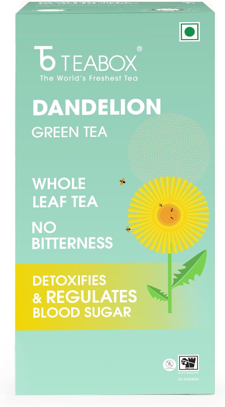Teabox Organic Dandelion Green Tea - 25 Teabags - Image 1